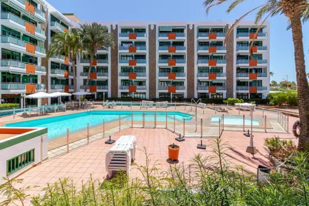 Fm Beach Home - Renovated Apartment With Swimming Pool Near Maspalomas Dunes & Beach Playa del Inglés Exteriör bild